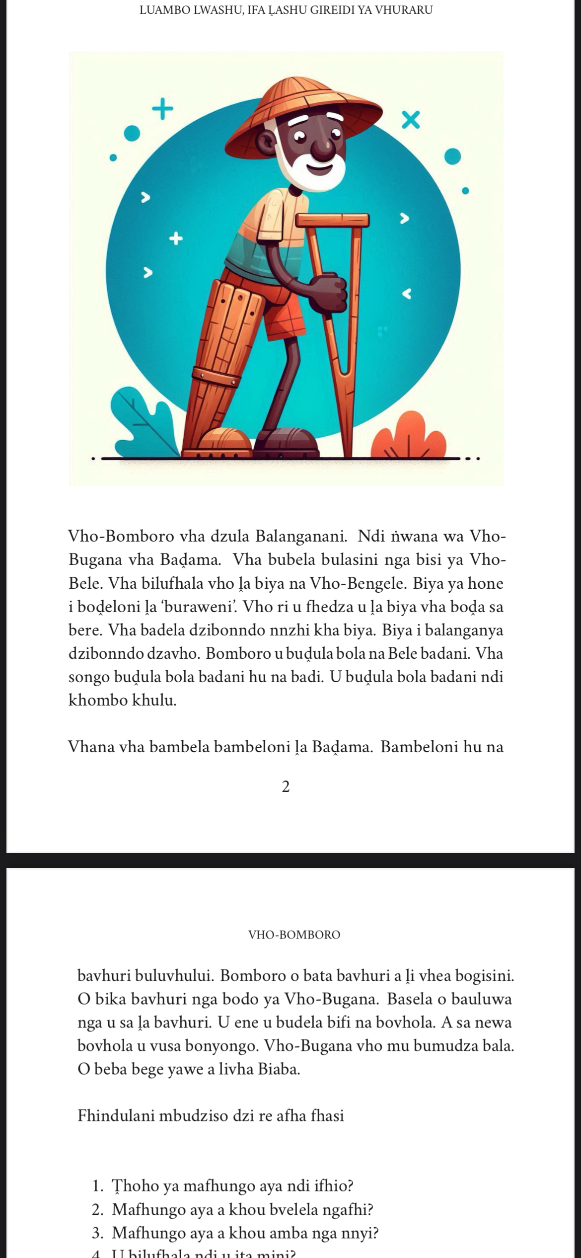 Luambo Lwashu, Ifa Ḽashu Gireidi 5