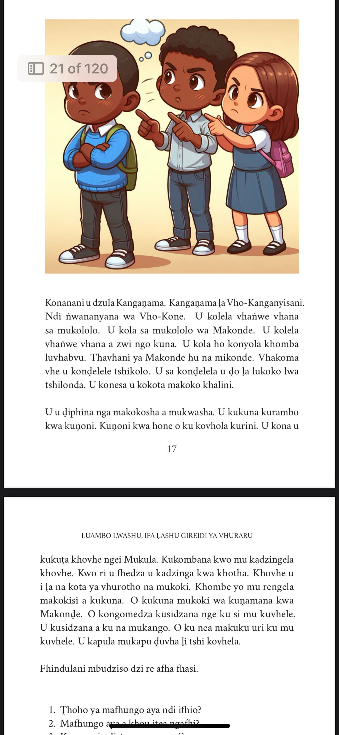 Luambo Lwashu, Ifa Ḽashu Gireidi 5