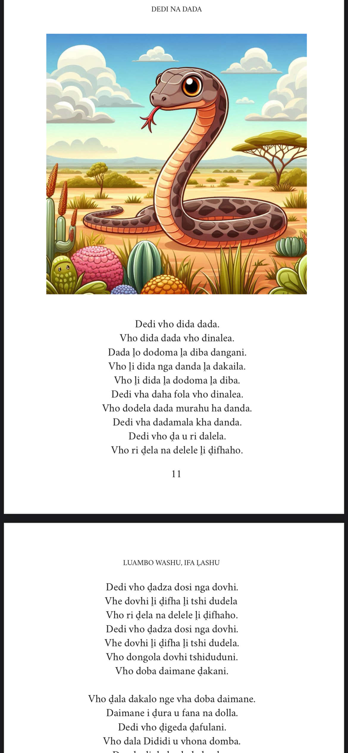 Luambo Lwashu, Ifa Ḽashu Gireidi 1