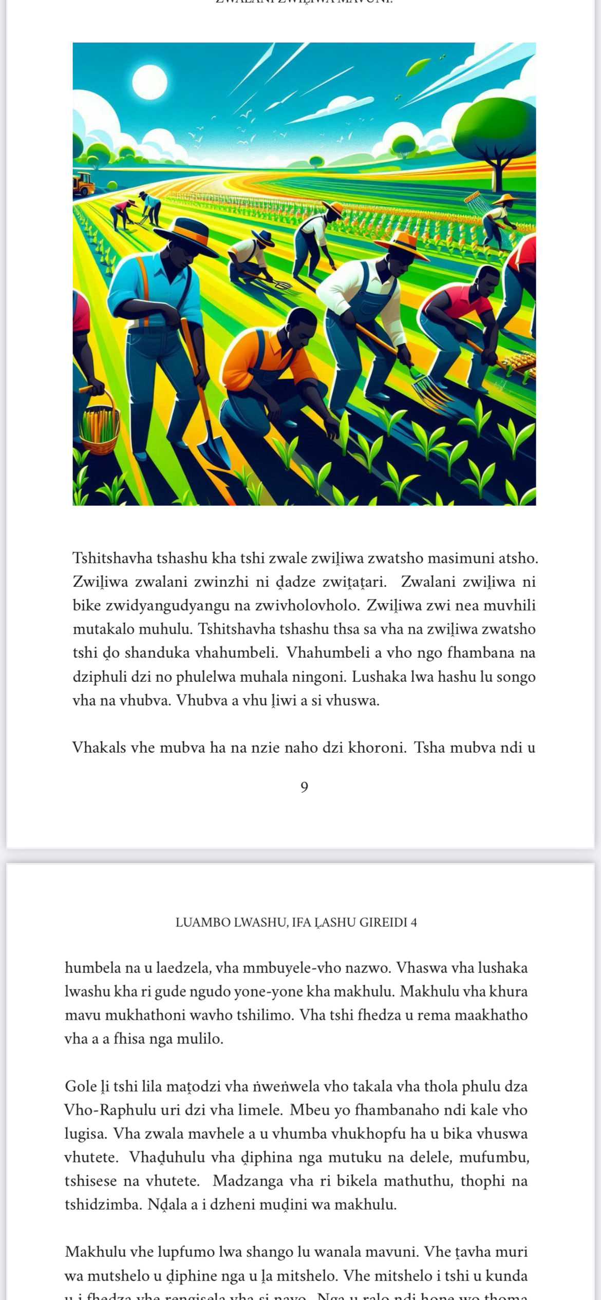 Luambo Lwashu, Ifa Ḽashu Gireidi 4