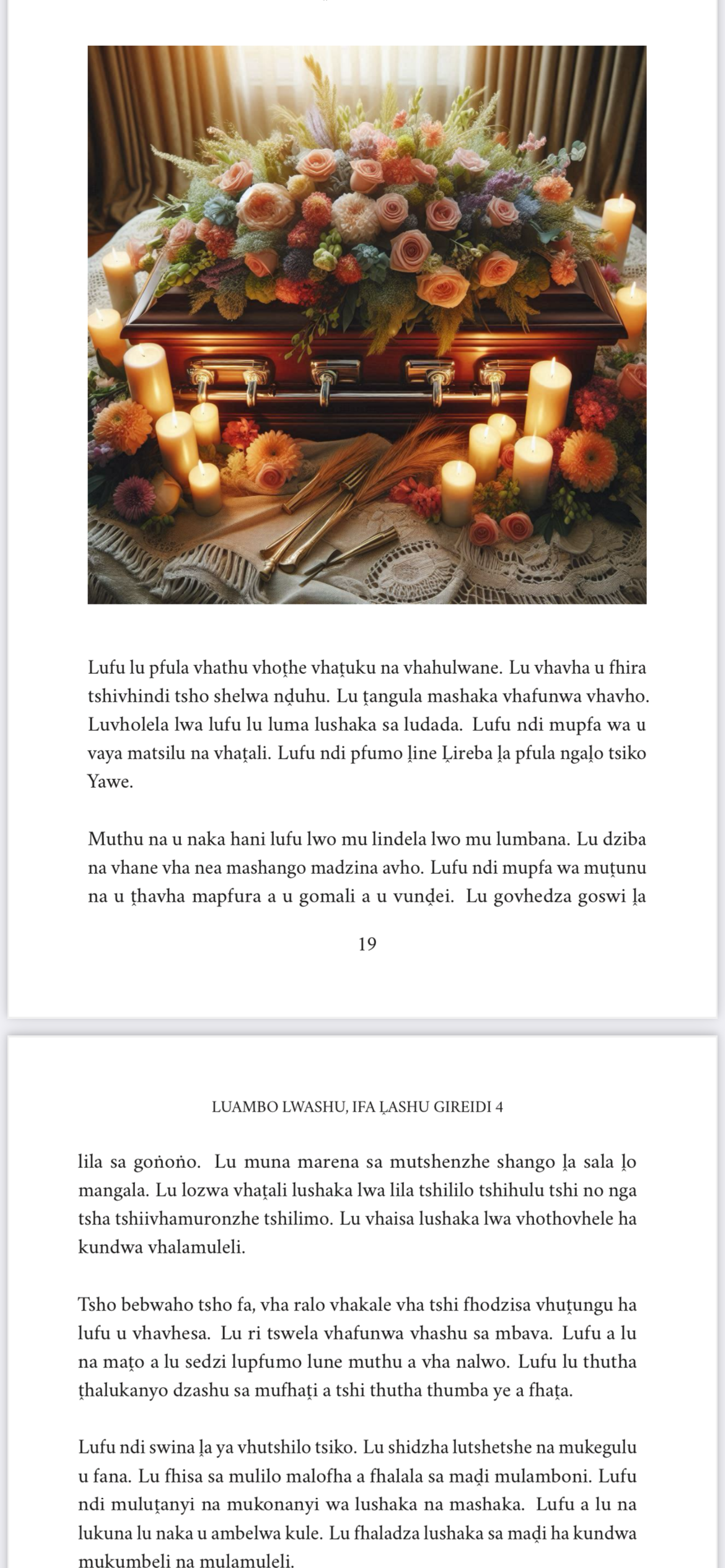 Luambo Lwashu, Ifa Ḽashu Gireidi 4