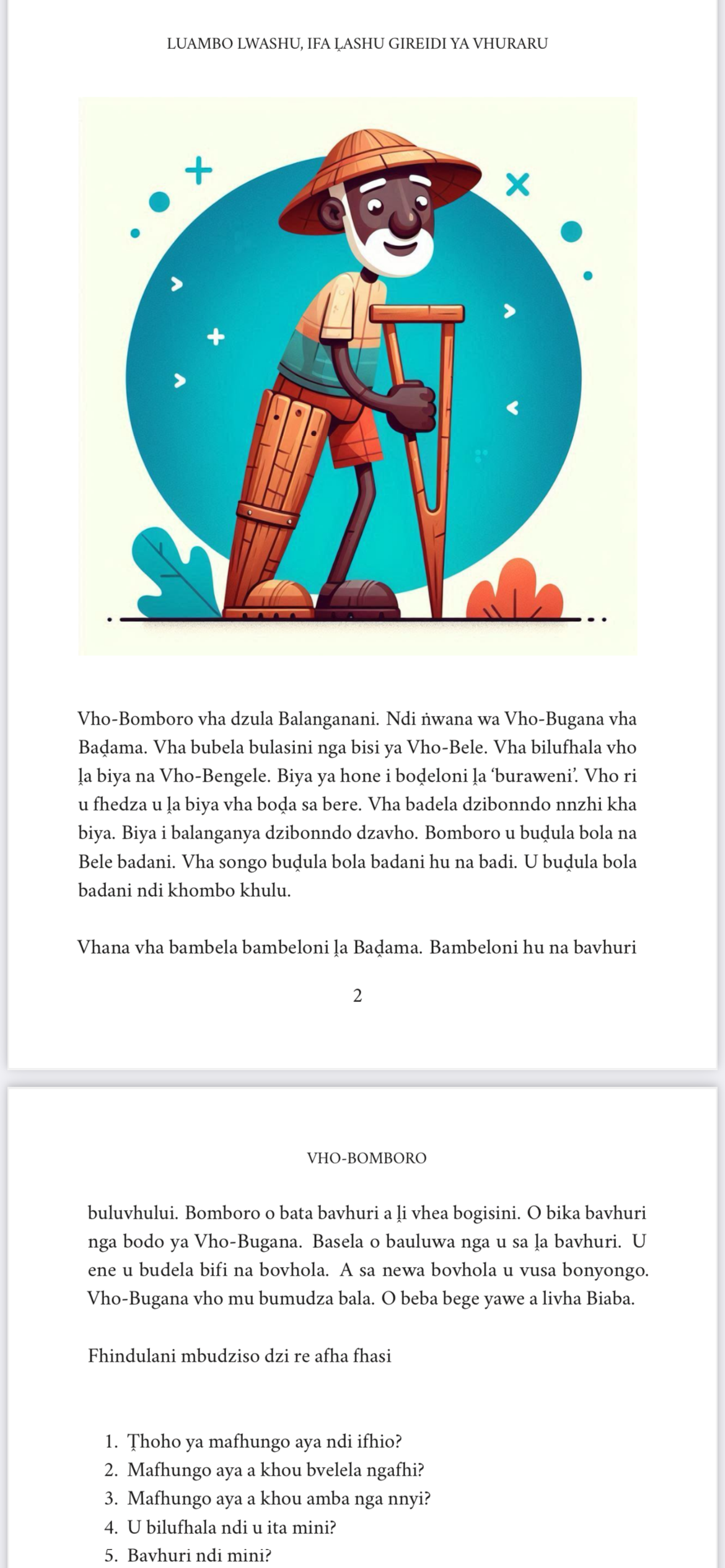 Luambo Lwashu, Ifa Ḽashu Gireidi 3