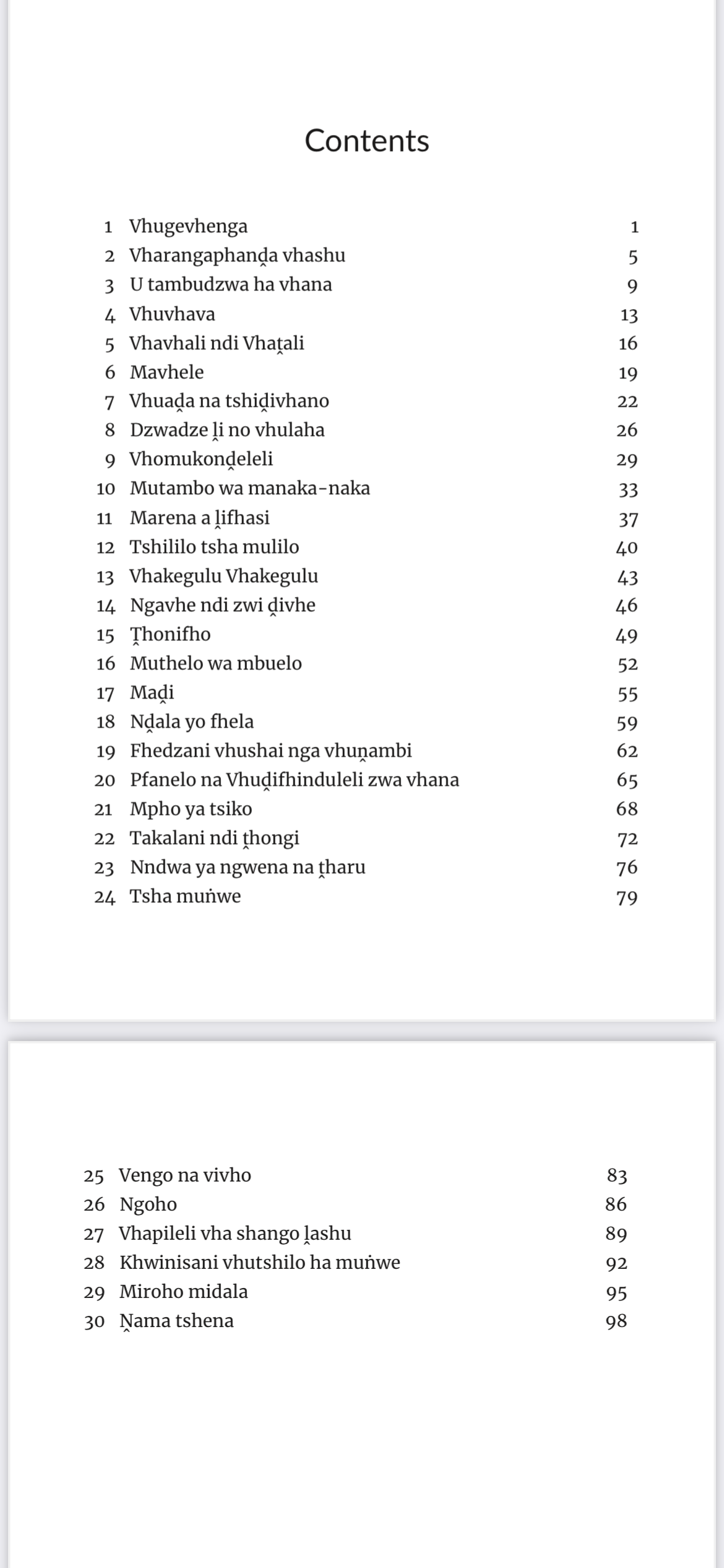 Vhavhali ndi Vhaṱali Gireidi 4