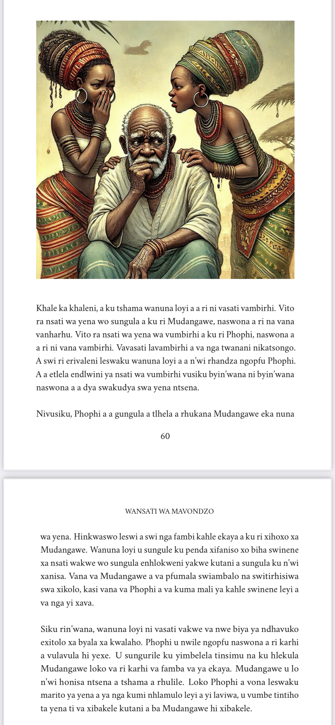 XITSONGA - Switori swa kokwa wa xisati swa vana